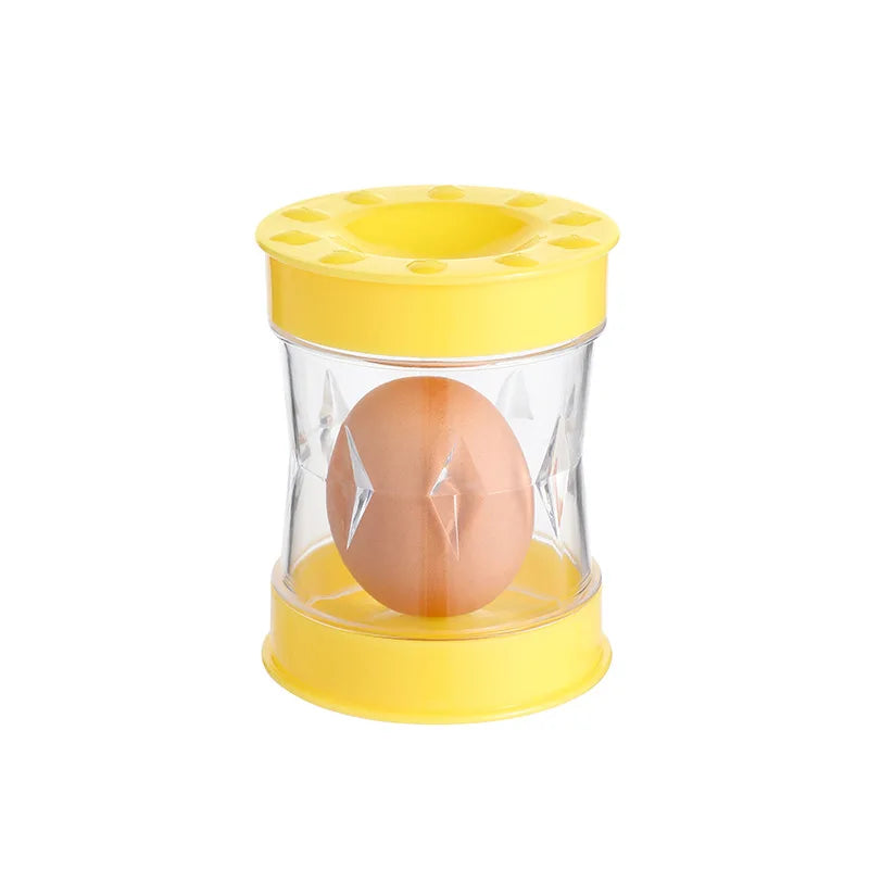 Hot Hand-cranked Automatic Egg Sheller 1pc New Household Shell Peeling Machine Egg Opener Tool Fully Automatic Small Tool Zpaxo Yellow