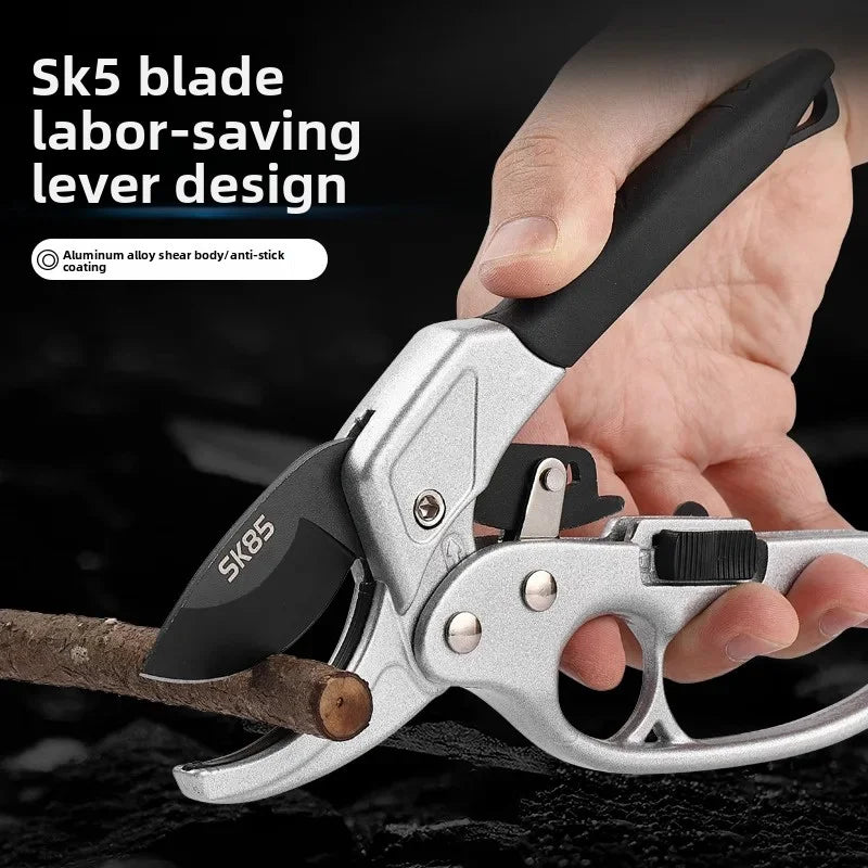 SK5 stainless steel rust resistant coarse pruning shears, pruning shears with pulleys, pruning shears for fruit trees, horticult Zpaxo
