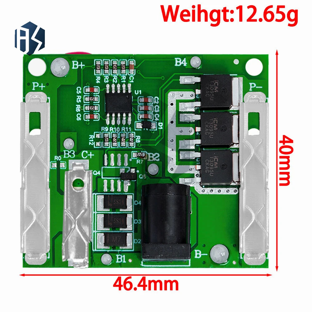 3S 4S 5S Li-ion Battery BMS Protection Board Charge Discharge Module Zpaxo