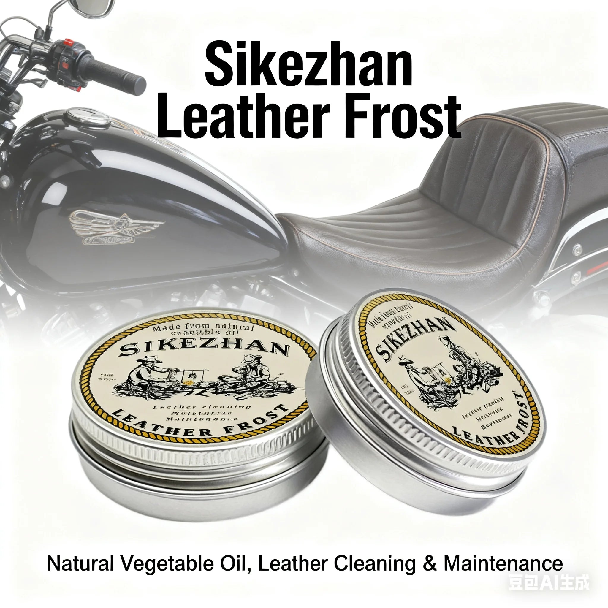 Leather Care Cream Refurbishment Polishing Paste Prevents Cracking Cleaner Moisturize for Car Bike Seats,Jackets,Bags,Boots Zpaxo