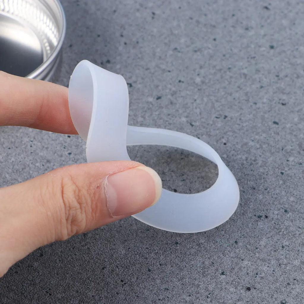 Stainless Steel Mason Jar Lids Leakproof Airtight Silicone Seal Whorl