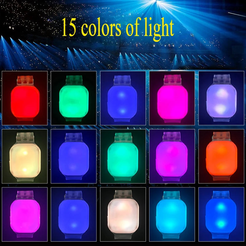 Customize Led Bracelet 15 Colors Glow Luminous Wristband Wedding