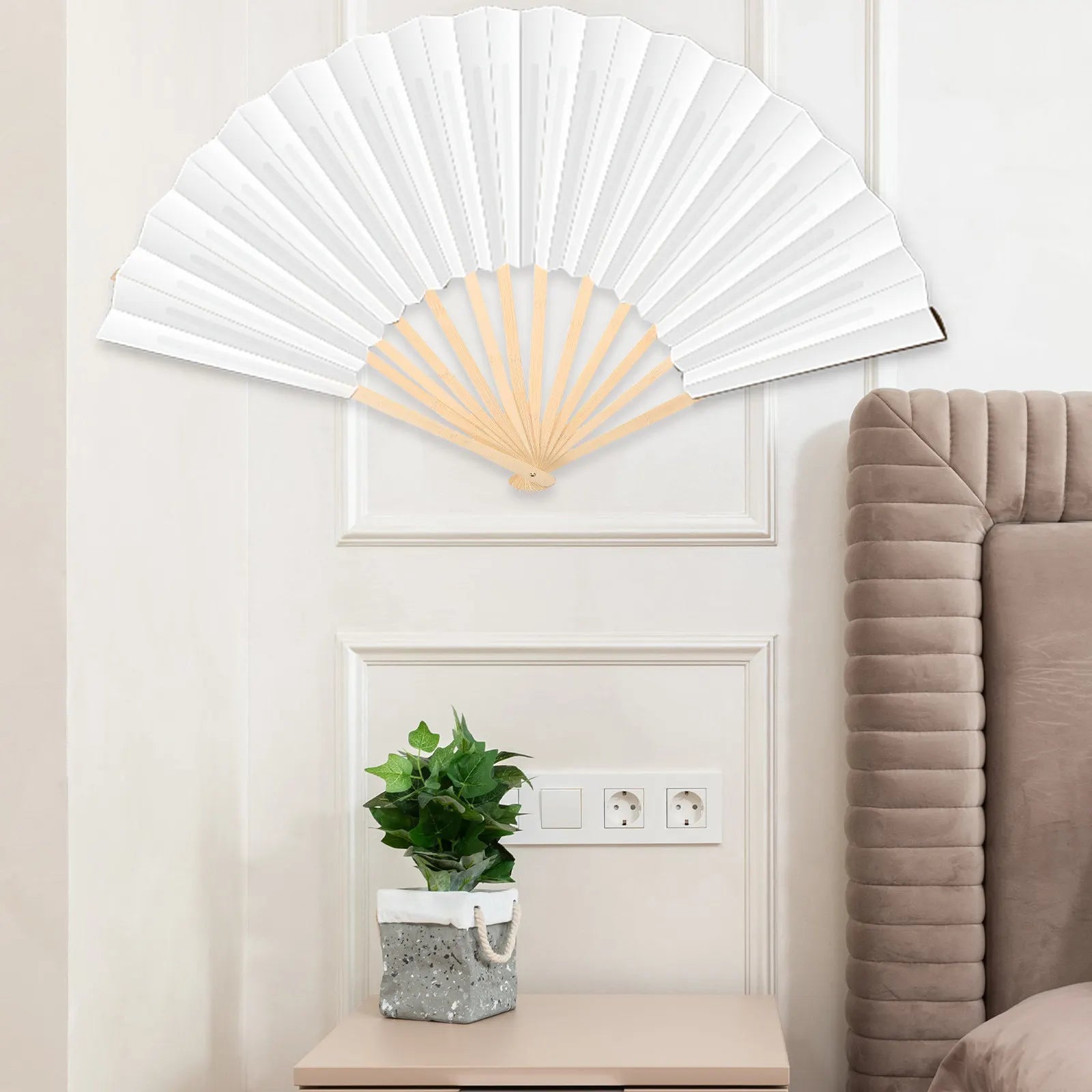 Extra Large Fan DIY Frame Premium Sturdy Craft Handmade Decorative