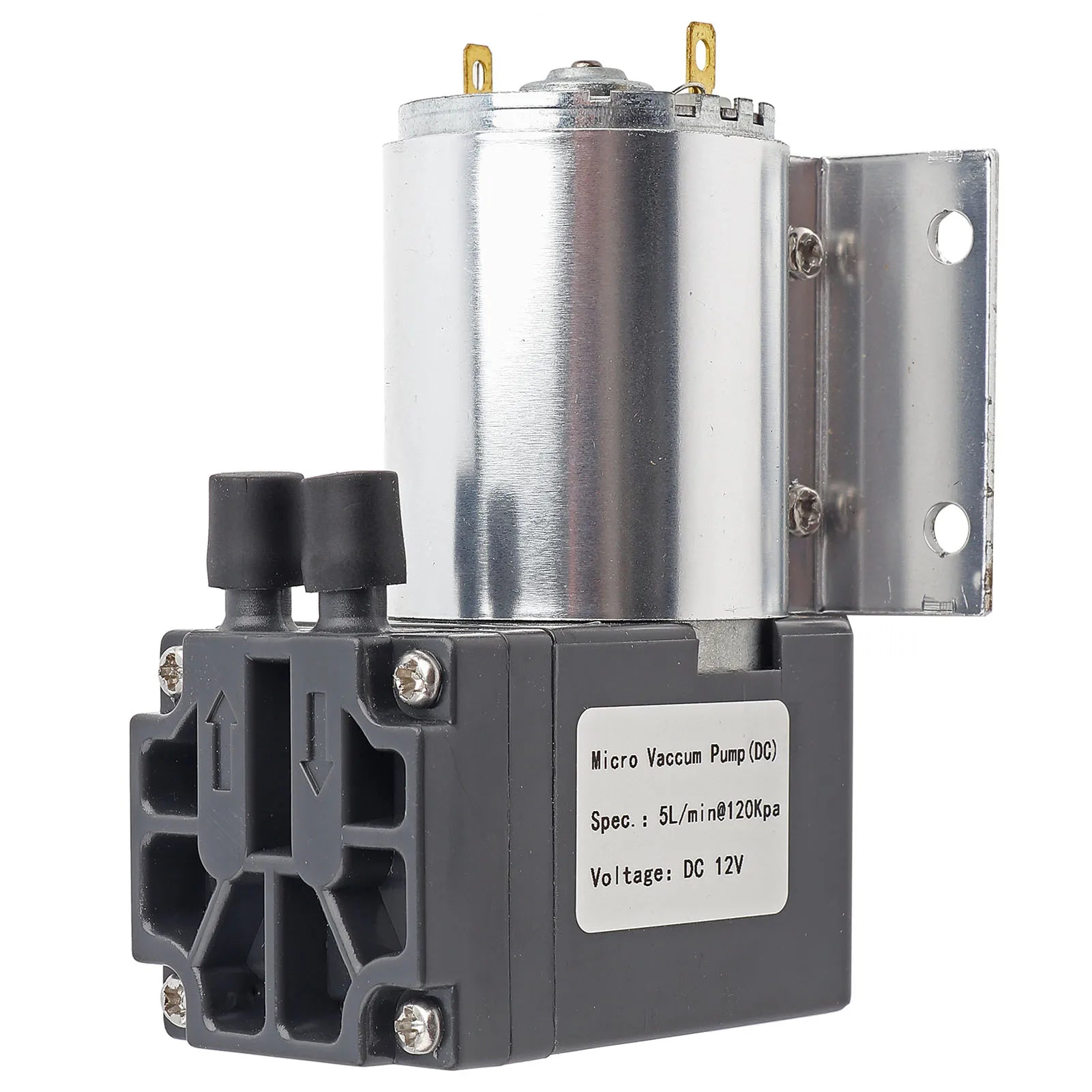 Vacuum Pump Negative Pressure Suction Pump DC 12V 5L/min 120kpa Mini Vacuum Pump Negative Pressure Suction Pumping With Holder Zpaxo