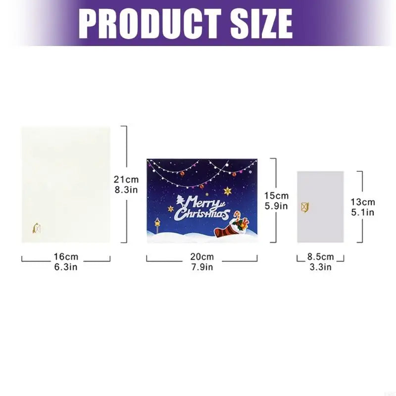 Light Music Holiday Card Illuminated Musical Christmas Greeting