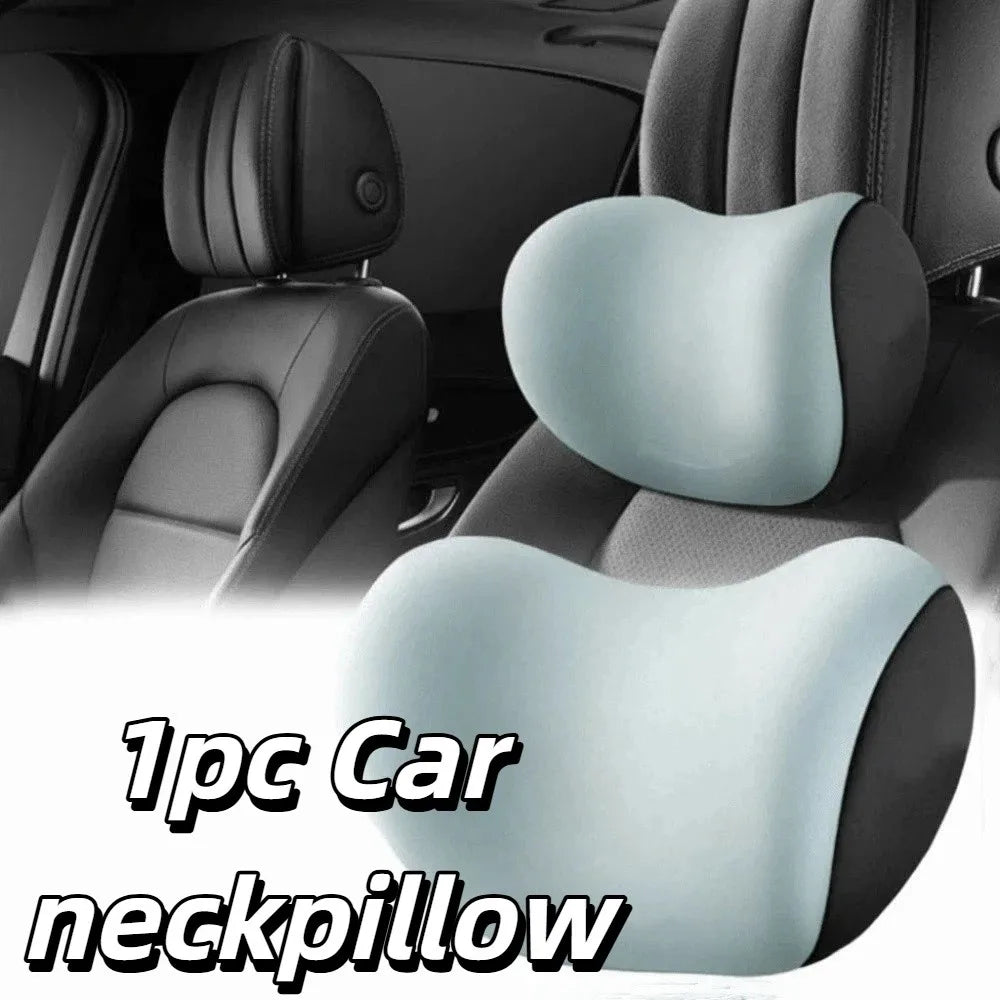 Memory Cotton Car Headrest Breathable Adjustable Car Neck Pillow Multifunctional Soft Neck Rest Cushion Four Season Zpaxo