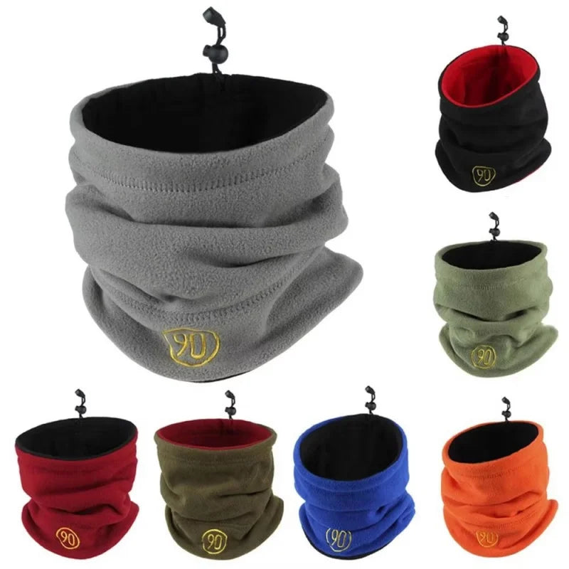 Fleece Neck Gaiter Ski Scarf & Half Face Mask 2/3 Pack