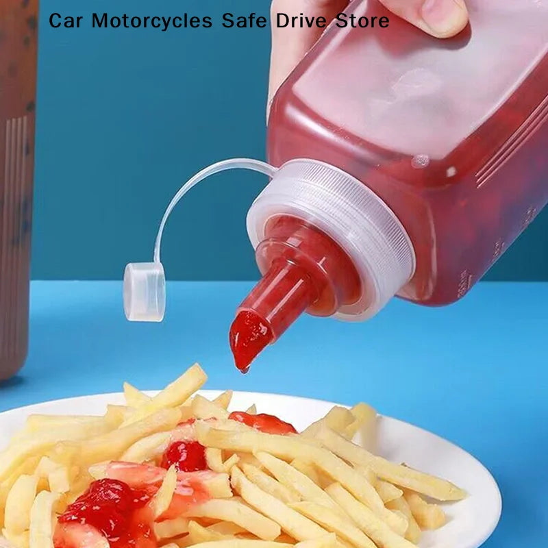 A600 800 Squeeze Sauce Bottles Condiment Dispenser Large Mouth