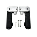 Foldable Electric Bicycle Pedals Non Slip Aluminum Alloy Motorcycle Zpaxo Black