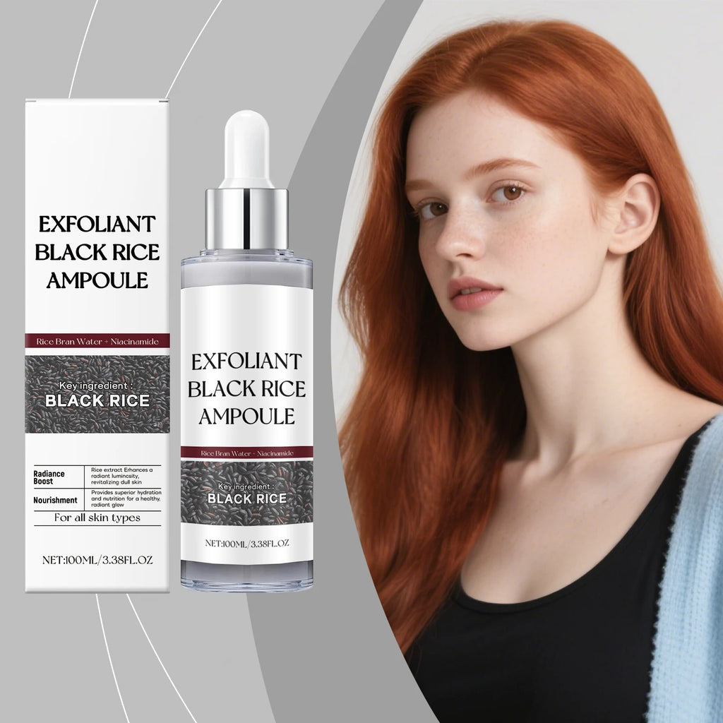 Black Rice Face Exfoliating Essence – Smooth & Brighten Skin 100ml Facial Exfoliating Essence Zpaxo