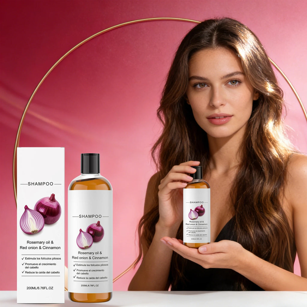 Onion Cassia Shampoo – Strengthen Hair & Repair Damage 200ml Hair Care Shampoo Zpaxo