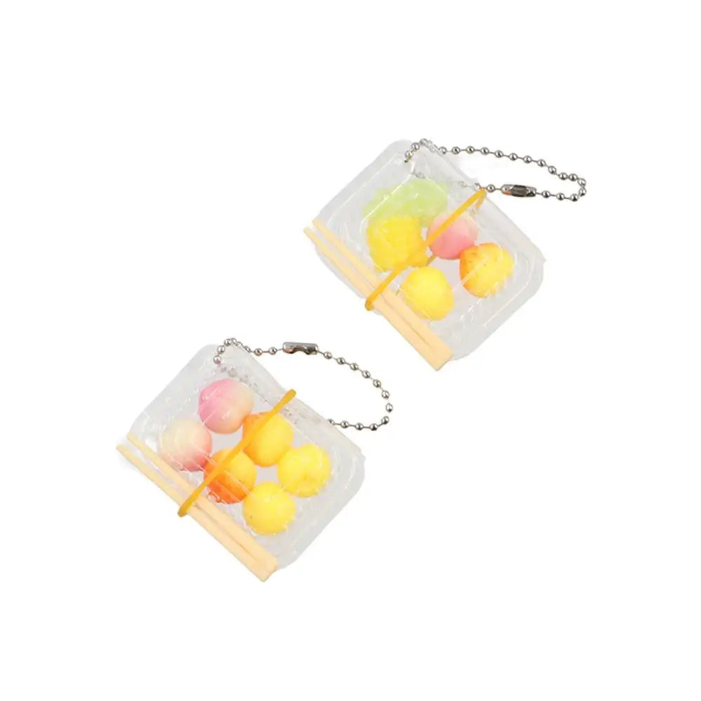 Plastic Mini Fast Food Box Keychain Simulation Mini Simulation Fast Food Box Keychain Ins Trinket Fast Food Box Model Pendant Zpaxo