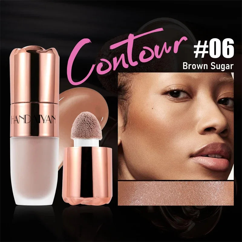 Liquid Contouring Highlighter Stick Pearlescent Matte Highlighters Lasting Smooth 3D Body Face Brightening Makeup Cosmetics Zpaxo 06