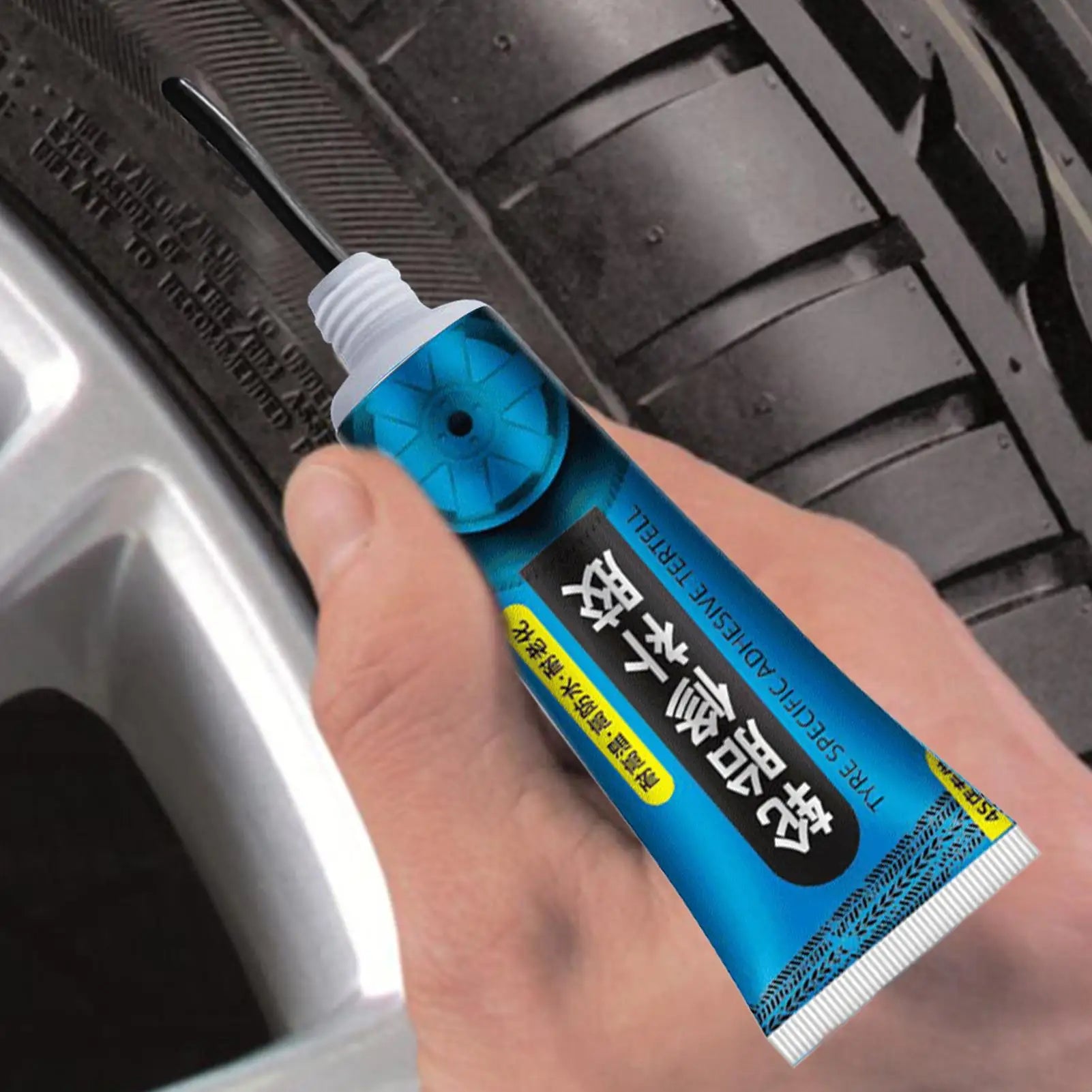 Car Tire Repair Adhesive 60ml Sidewall Tire Repair Kit High Temperature Resistant Tire Repair Glue Sidewall Tire Repair Kit Zpaxo Default Title