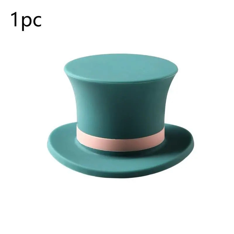 1 Magic Hat Silicone Wine Stopper Reusable Dustproof Bottle Seal Zpaxo A