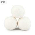 3/6-Pack Wool Dryer Balls Handmade Drying Balls Dryer Reusable Natural Fabric Softener Reduce Wrinkles and Decrease Drying Time Zpaxo 3pcs