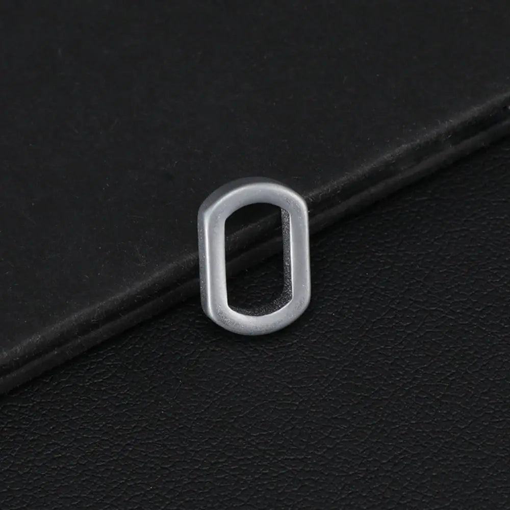 Male Gift Titanium Alloy Keyfobs Pendant Rings Titanium Key Ring Car Keychain Super Lightweight Keychains Titanium Key Buckle Zpaxo 10MM