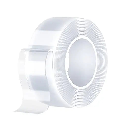 1/2/3/5M Nano Tape Tracsless Double Sided Tape Transparent No Trace Reusable Waterproof Adhesive Tape Cleanable Home Zpaxo Transparent 1mm 30mm|5m