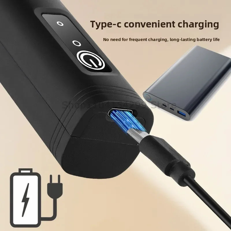 Wireless Milk Frothers Electric Handheld Blender Electrical Mini Coffee Maker Whisk Mixer with USB for Coffee Cappuccino Cream Zpaxo