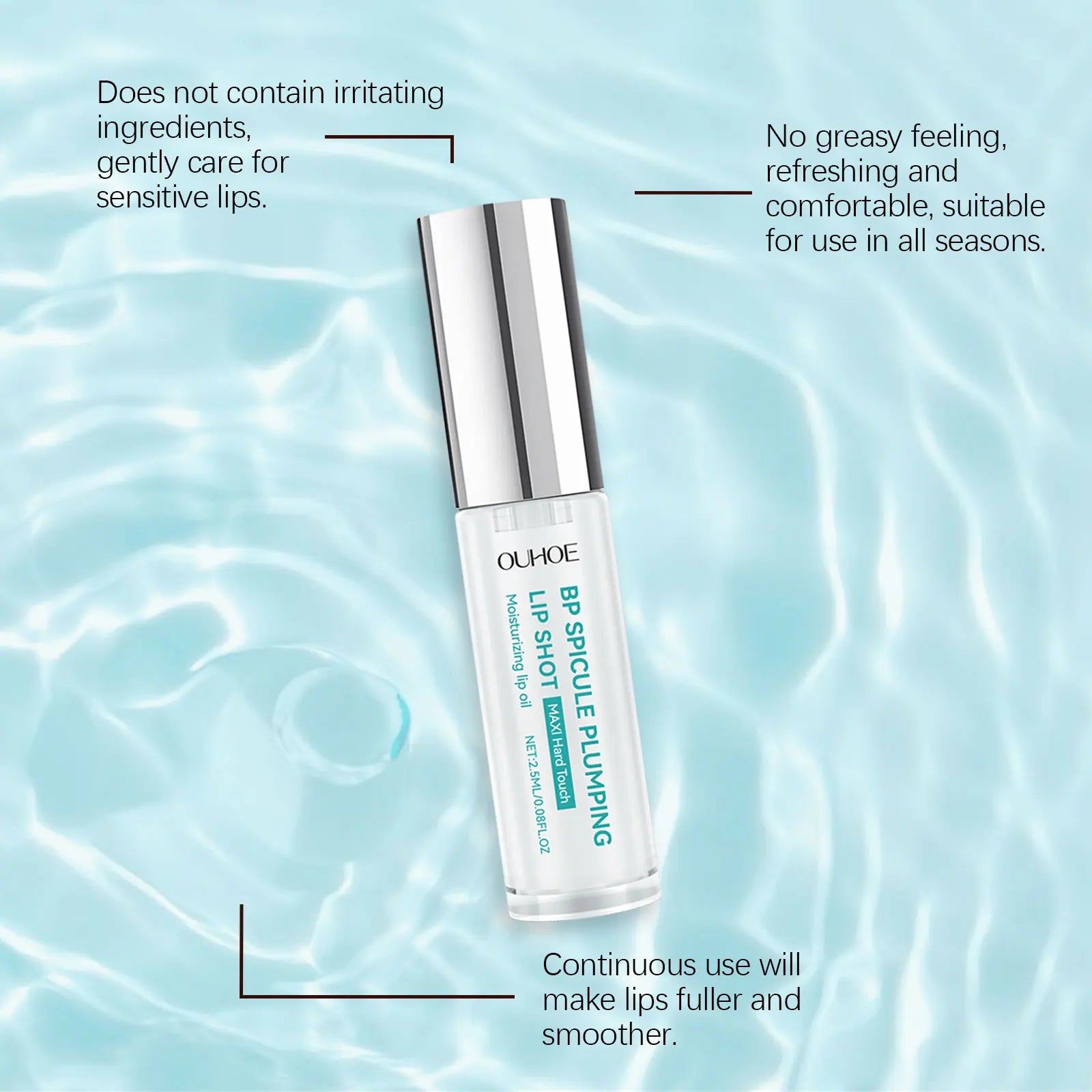 Ouhoe Moisturizing Lip Oil – Plumping & Hydrating Gloss Lip Care Oil Zpaxo