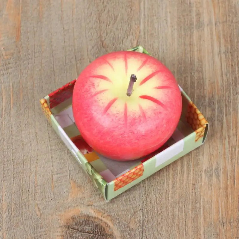 3D Apple Scented Candle – Fruit Aromatherapy Holiday Gift