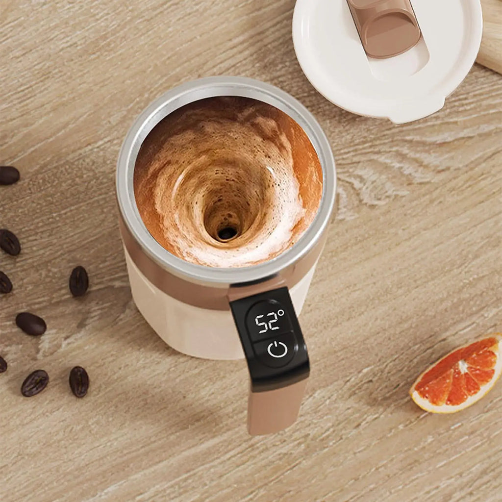 Self Stirring Mug Rechargeable Drinkware Lid Electric Coffee Cup