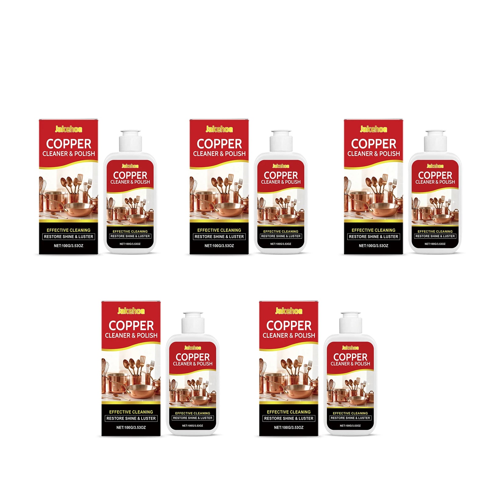 JAKEHOE Metal Polish Cream – Brass Copper Tarnish Rust Remover Metal Polish Cream Zpaxo 500g boxed