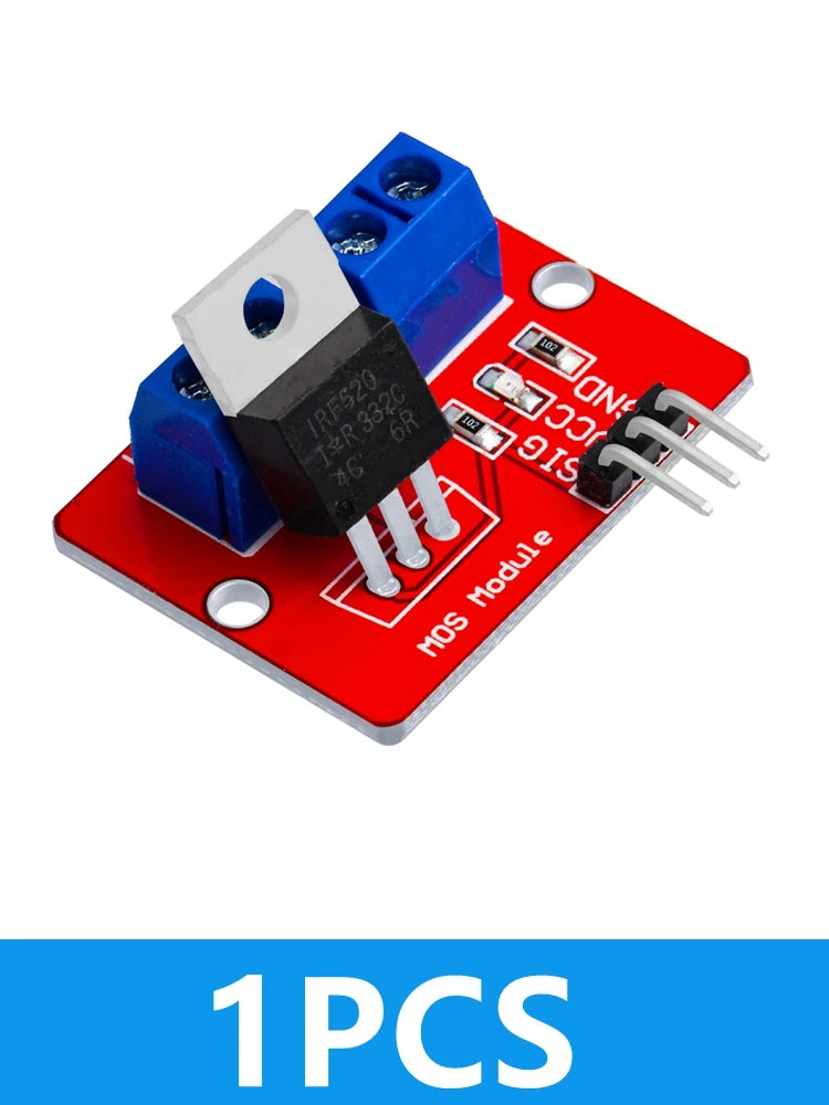 0-24V Mosfet Button IRF520 MOS Driver Module Arduino MCU ARM Zpaxo 1PCS
