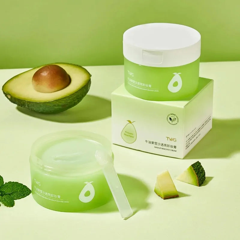 Avocado Cleansing Balm 4-in-1 Makeup Remover Face Eyes Lips Fast Zpaxo Avocado 100g