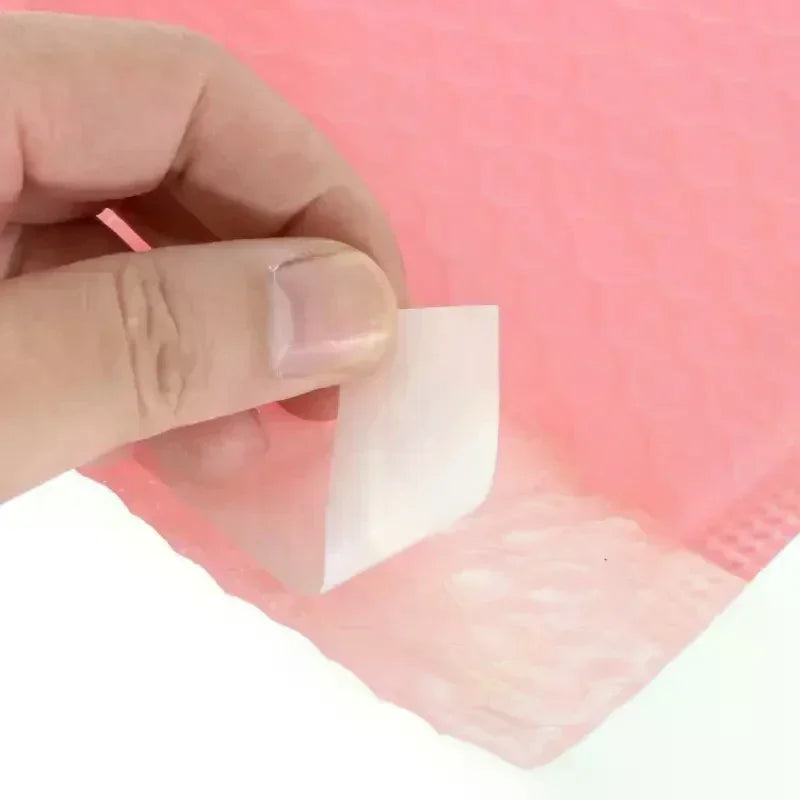 100pcs Bubble Mailers Pink Bubble Mailer Self Seal Padded Envelopes Gift Bags For Book Magazine Lined Mailer Self Seal Zpaxo