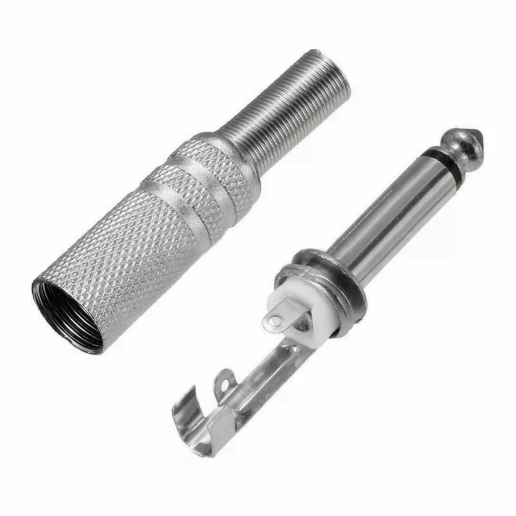 1 4-inch Mono TS Male Plug Solder Audio Cable Video Speaker Connector