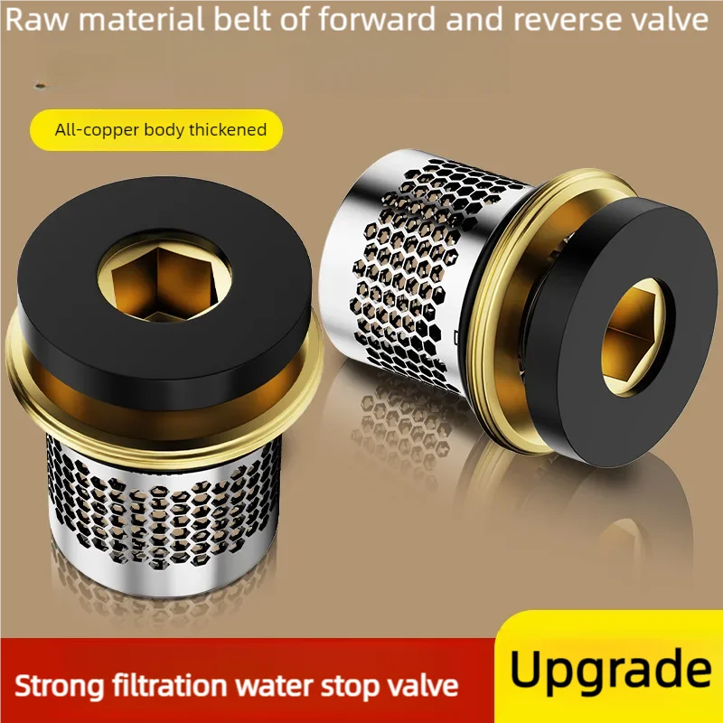 Water Stop Valve Pipeline Brass Raw Material Angle Faucet Automatic