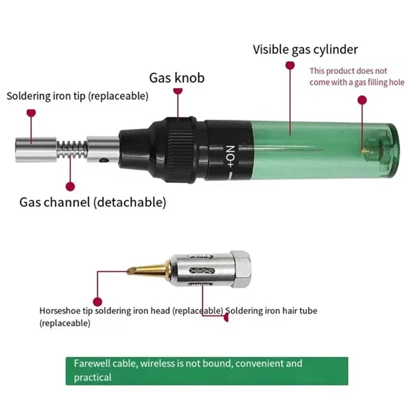 Portable Soldering Iron 1300 Celsius Welding Pen Burner Blow Torch Zpaxo