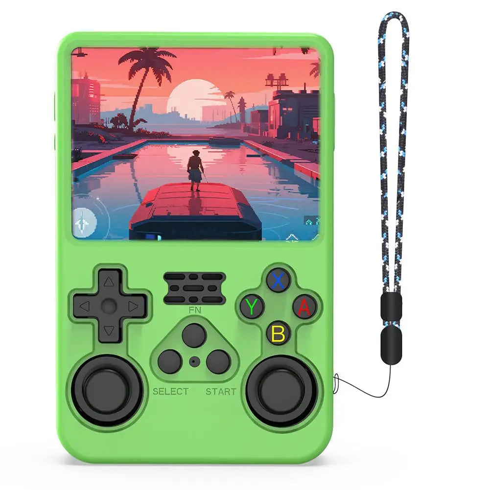 Silicone Case for Anbernic R36S Handheld Game Console – 8 Colors Console Silicone Case Zpaxo green CN