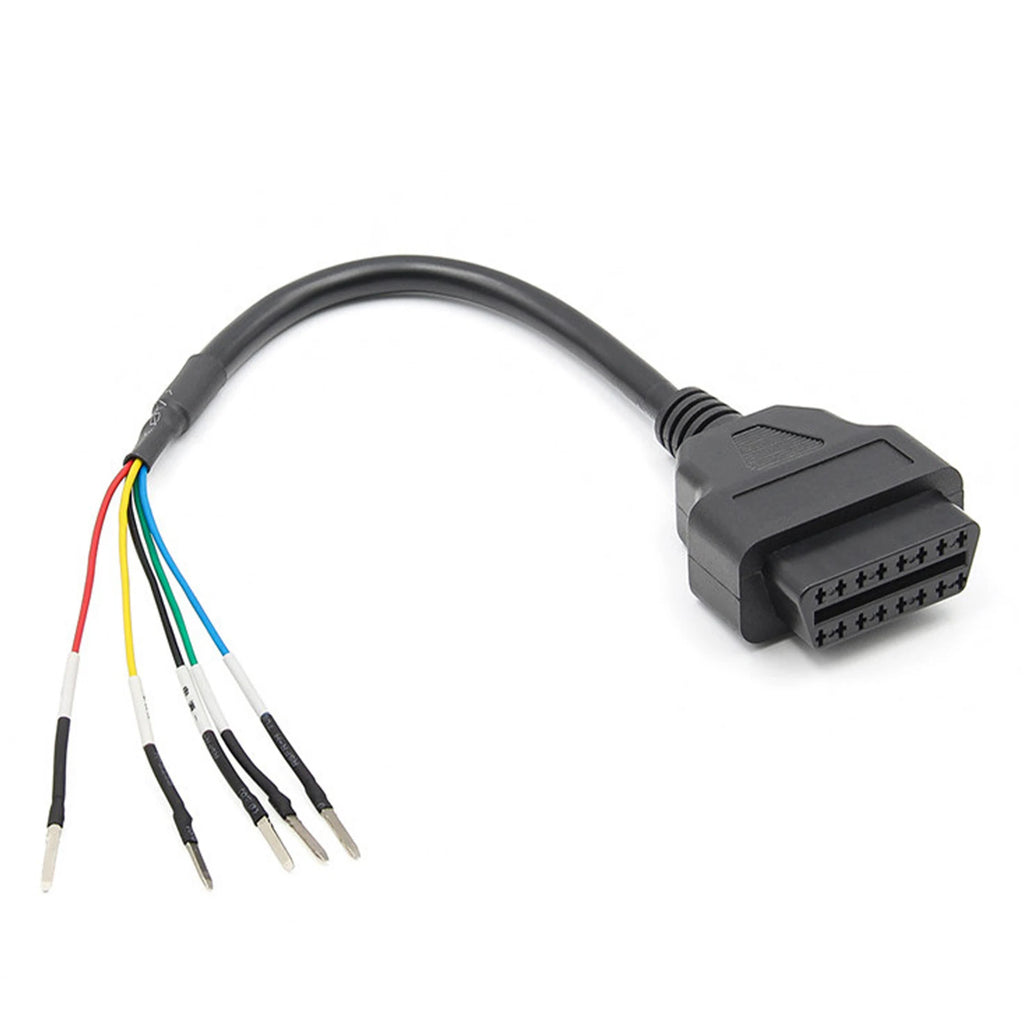 OBDII 16 Pin OBD OBD2 Female K Line CAN Jumper Tester Connector Car