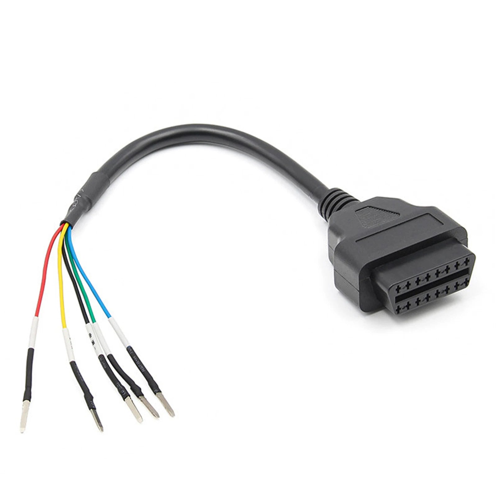 OBDII 16 Pin OBD OBD2 Female K Line CAN Jumper Tester Connector Car