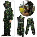 Bee Keeping Suit Full Protection Breathable Polyester Equipment Coverall for Beekeeper Accessories and Materials Zpaxo Green