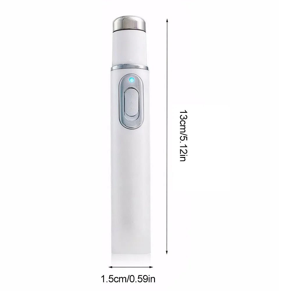 Blue Light Therapy Acne Pen Eye Massager Eye Beauty Device for Relax Eye Dark Circles Eye Bags Puffiness Zpaxo