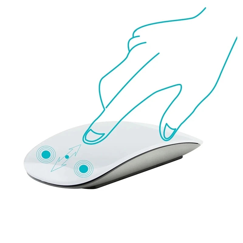 New Wireless Bluetooth Magic Computer Mouse Rechargeable Touch Slim Ergonomic Dual-Mode Silent PC Mice For Apple Macbook Air Zpaxo