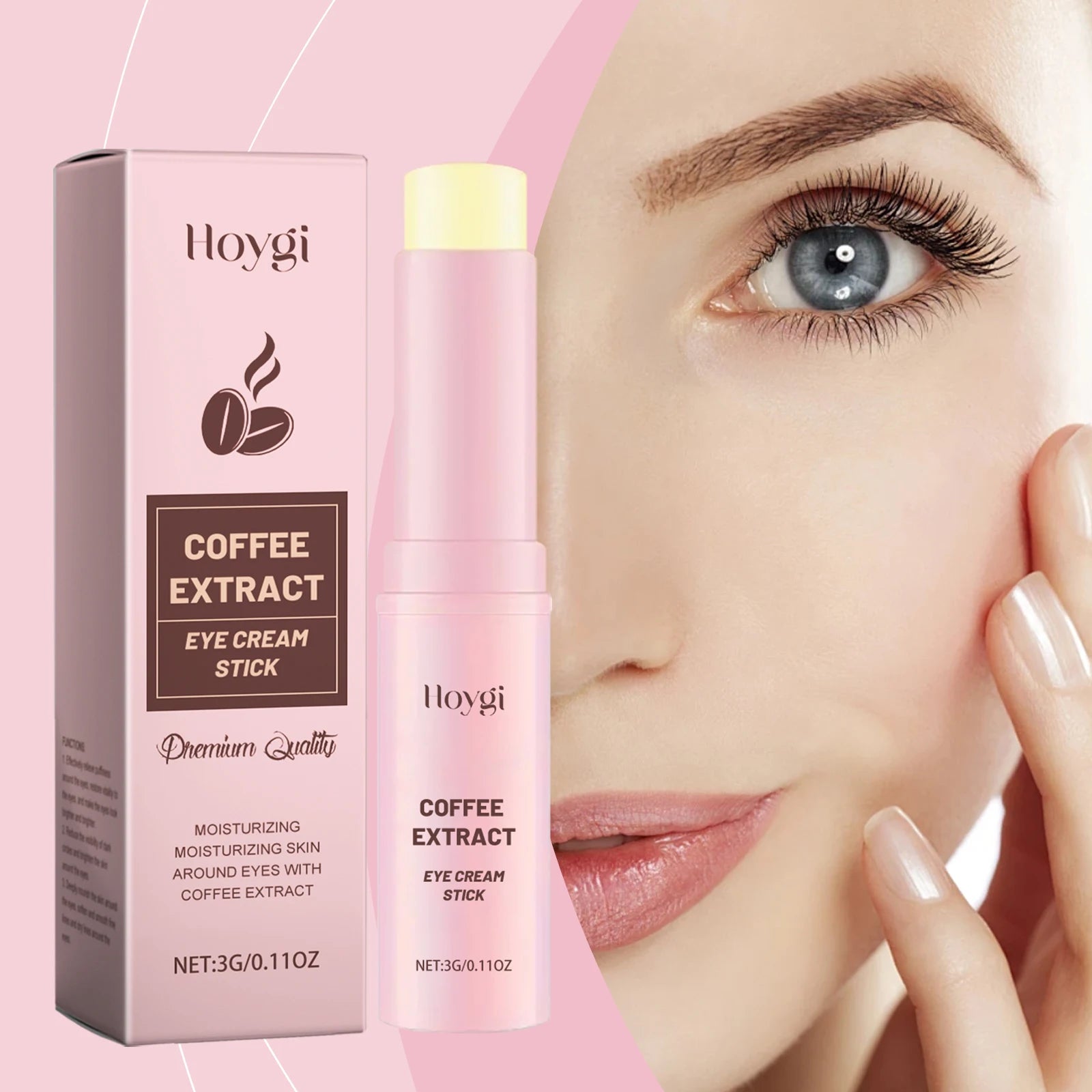 Caffeine Eye Cream Stick – Dark Circles, Puffiness & Fine Lines Eye Cream Stick Zpaxo Default Title
