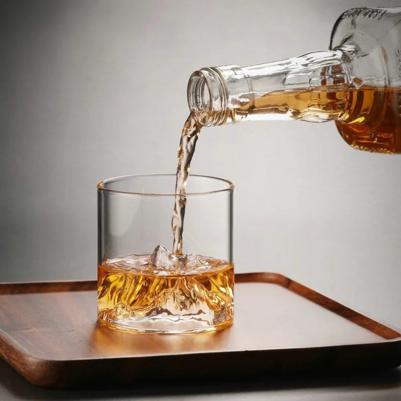 Crystal Whiskey Glass Set – Cognac, Cocktail & Ice Wine Glasses Whiskey Glass Set Zpaxo