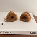 Sweet Plush Hair Clips Cat Ears Shape Ornament Duck Beak Clip Hairpin Zpaxo coffee