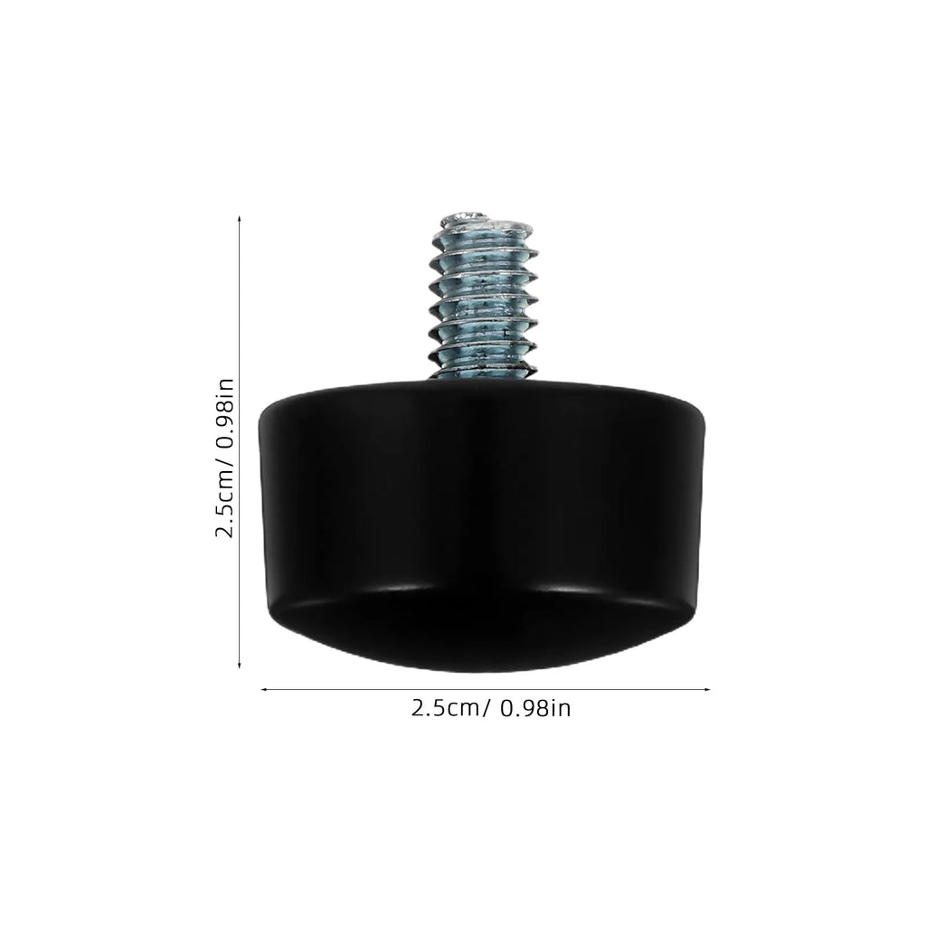 Decorative Black Curtain Rod Finials End Caps Plastic Metal Easy