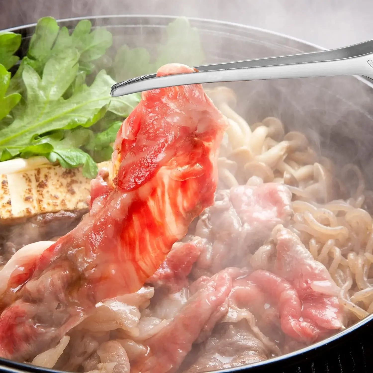 BBQ Non-Slip Stainless Steel Cooking Tongs | Grill & Salad