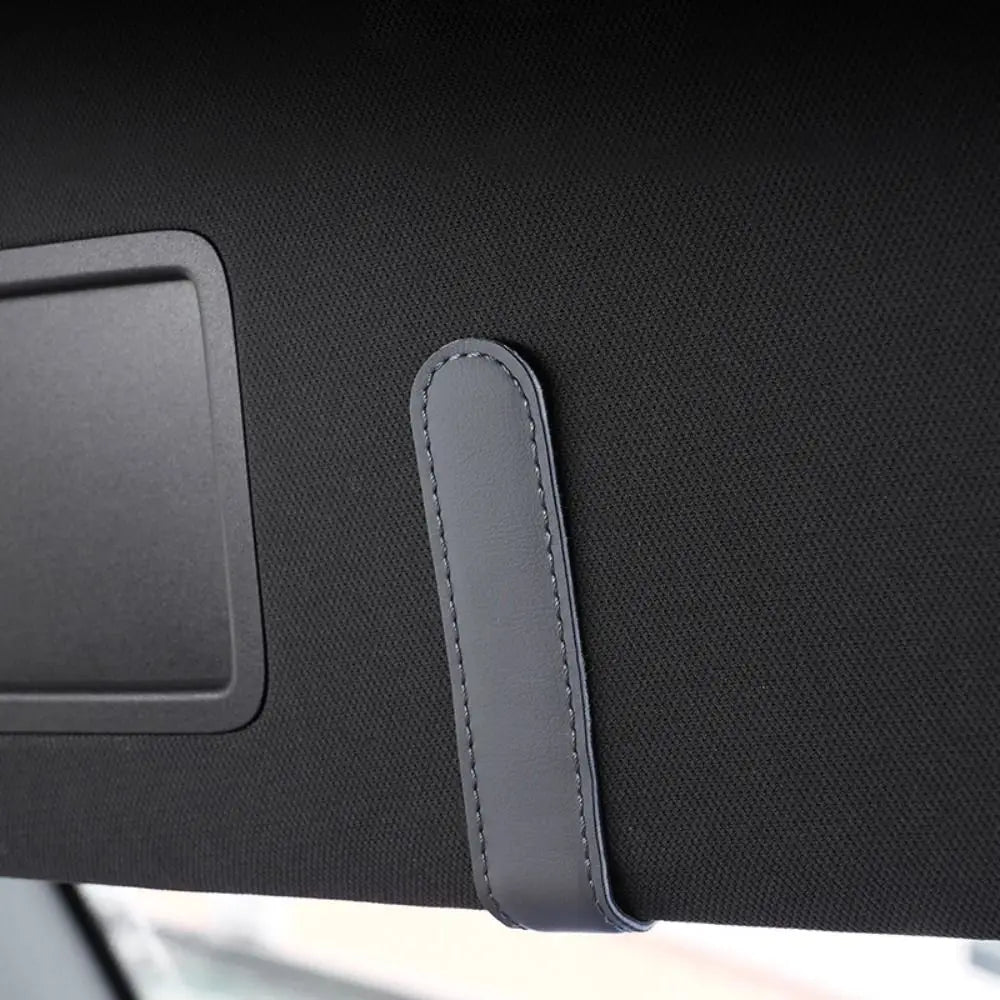 Back Clip Car Sun Visor Glasses Sponge Interior Accessories Eyeglass Zpaxo