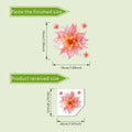 Creative Self-adhesive Wall Decal For Bathroom,Luminous Lotus Toilet Sticker,Waterproof Luminous Decoration 1PC Zpaxo 4