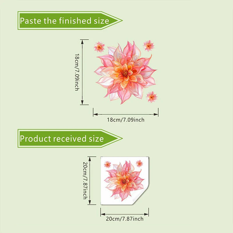 Creative Self-adhesive Wall Decal For Bathroom,Luminous Lotus Toilet Sticker,Waterproof Luminous Decoration 1PC Zpaxo 4