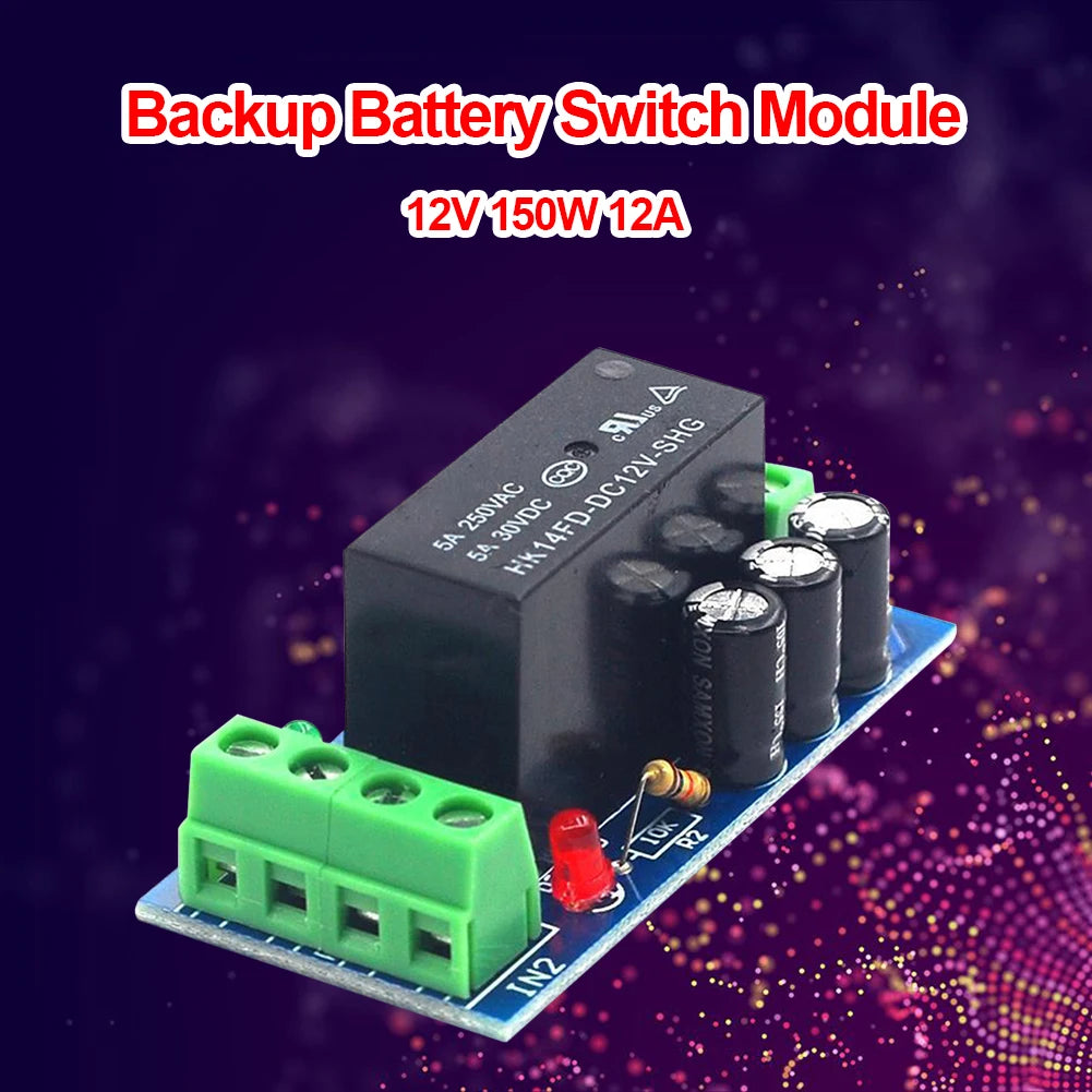 XH-M350 12V 150W Backup Battery Switch Module Power Control Boards Zpaxo