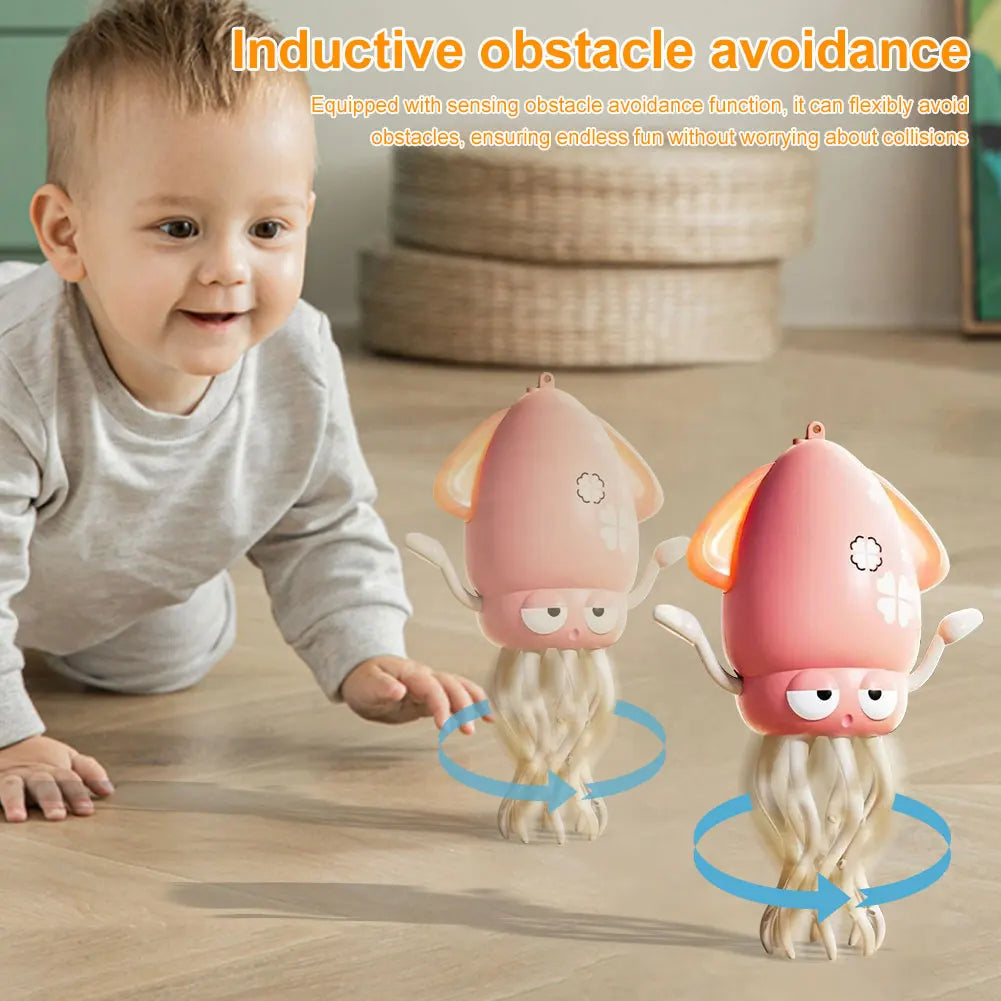 Electric Dancing Octopus Toy with Music & Lights Anti-stress Automatic Octopus Electric Pet Toys Birthday Gifts for Toddlers Zpaxo