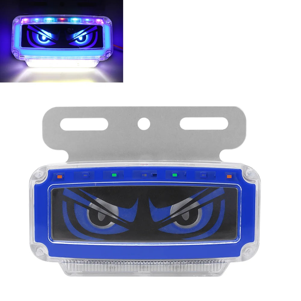RGB LED Devil's Eye Truck Light Ultra-bright Dynamic Effect Side Zpaxo Blue